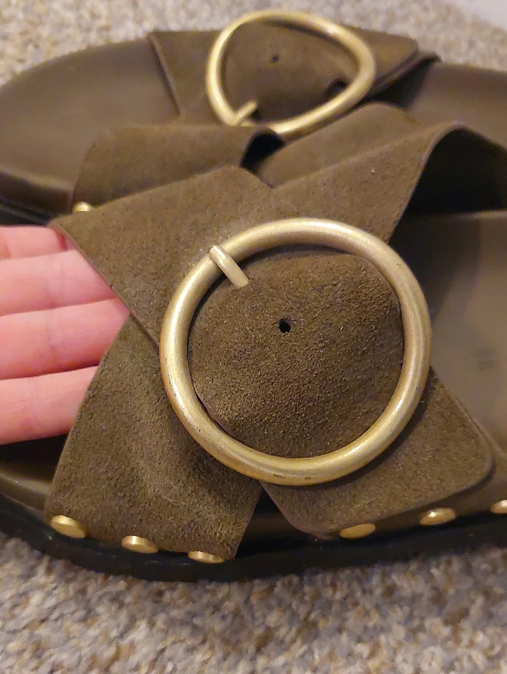 Zara Suede Sandals - Picture 2 of 6
